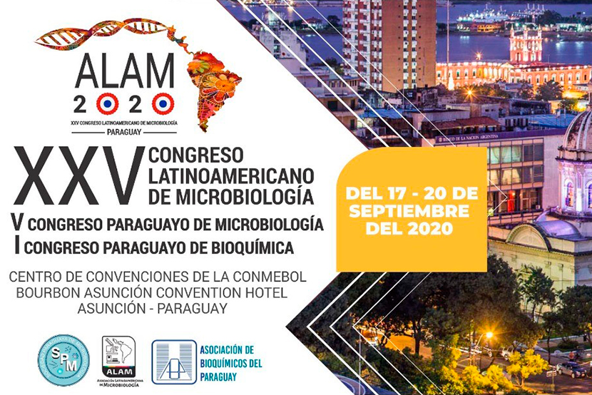 <strong><span style="color: #ff6600;" class="title-evn">XXV Congreso Latinoamericano de Microbiología </span></strong> @ Centro de Convenciones de la Conmbebol Bourbon Asunción Convention Hotel